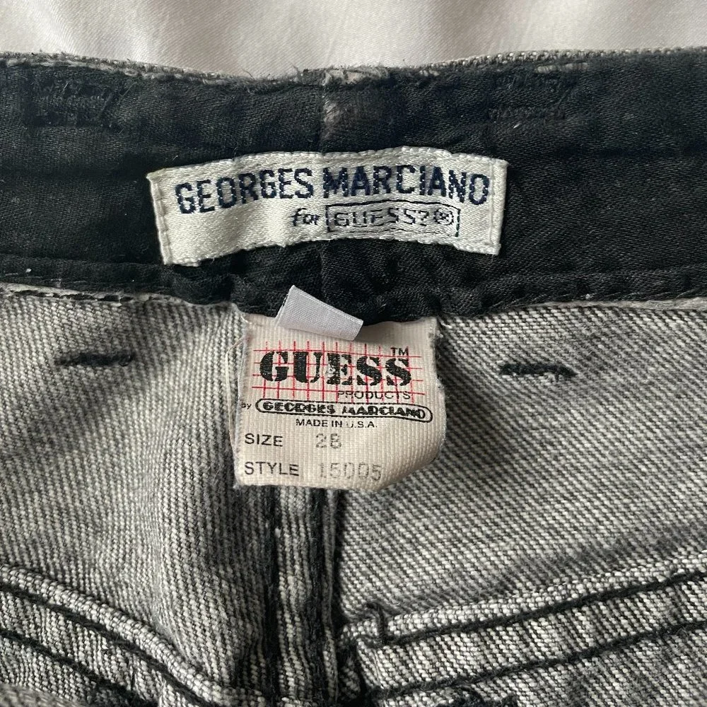RARE VINTAGE GUESS JEANS BY  GEORGES MARCIANO Size 28 - Picture 2 of 10